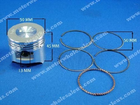 1265148114PISTON SET 05 — 100 CC 4-STROKE (50 MM NO PIN)