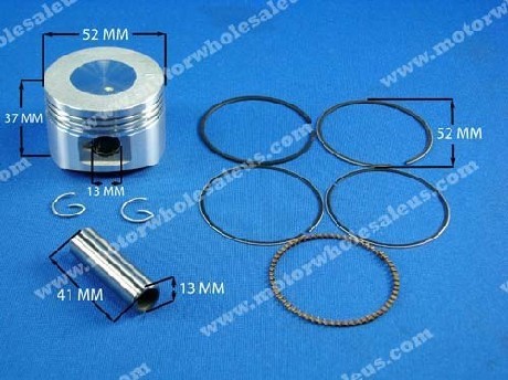 1265148114PISTON SET 06 — 110 CC 4-STROKE (52 MM PIN 41 MM)