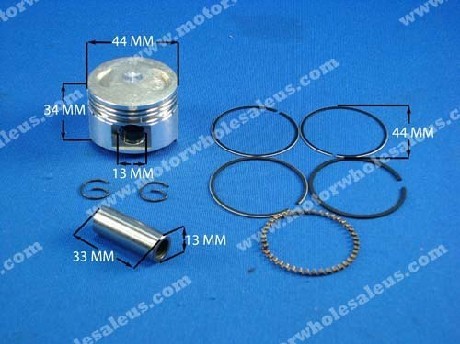 1265148114PISTON SET 12 — 50 CC 4-STROKE (MAGNUM 44 MM PIN 33 MM)