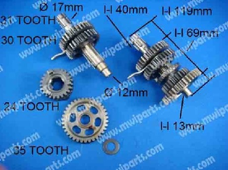 1291304053Transmission Gear Set 08