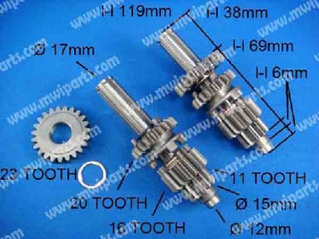 1291304207Transmission Gear Set 11